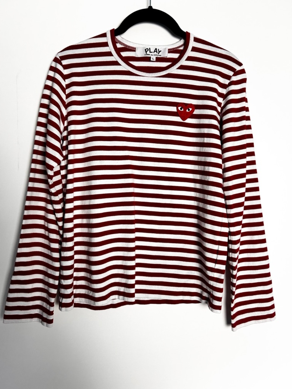 Comme des garçons striped shirt